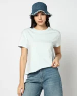 Women Regular Fit Crew-Neck T-Shirt