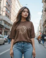 Women Oversized Fit Graphic T-shirt - Image 2