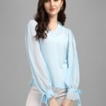 Baby Blue Women's Tops